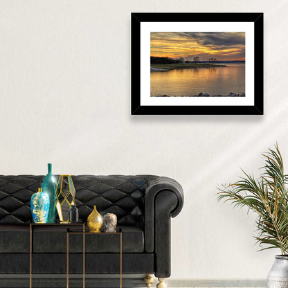 Lake Whitney Sunset Wall Art
