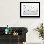 Fractured Glass Macro Study Wall Art