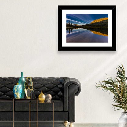 Rainbow Lake at Golden Hour Wall Art