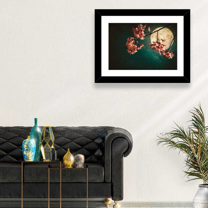 Moonlit Sakura Blossoms Wall Art