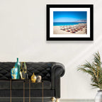 Mango Beach Umbrellas Wall Art
