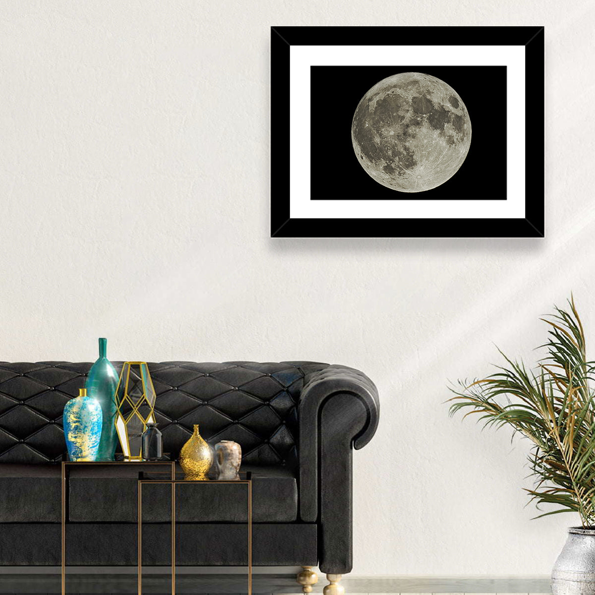 Full Moon with Tycho Rays Wall Art
