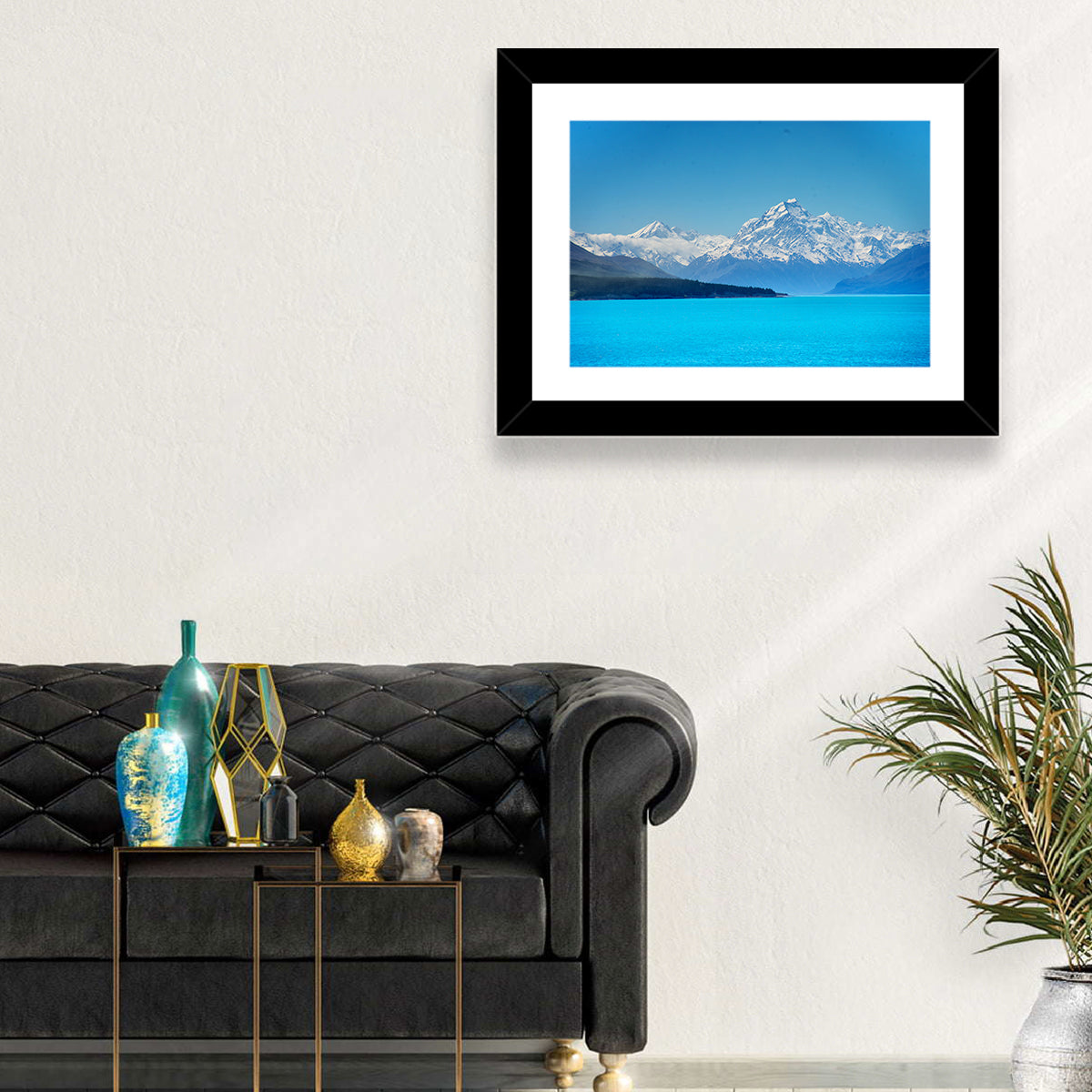 Aoraki Over Lake Pukaki Wall Art