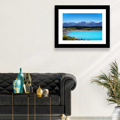 Lake Pukaki Turquoise View Wall Art