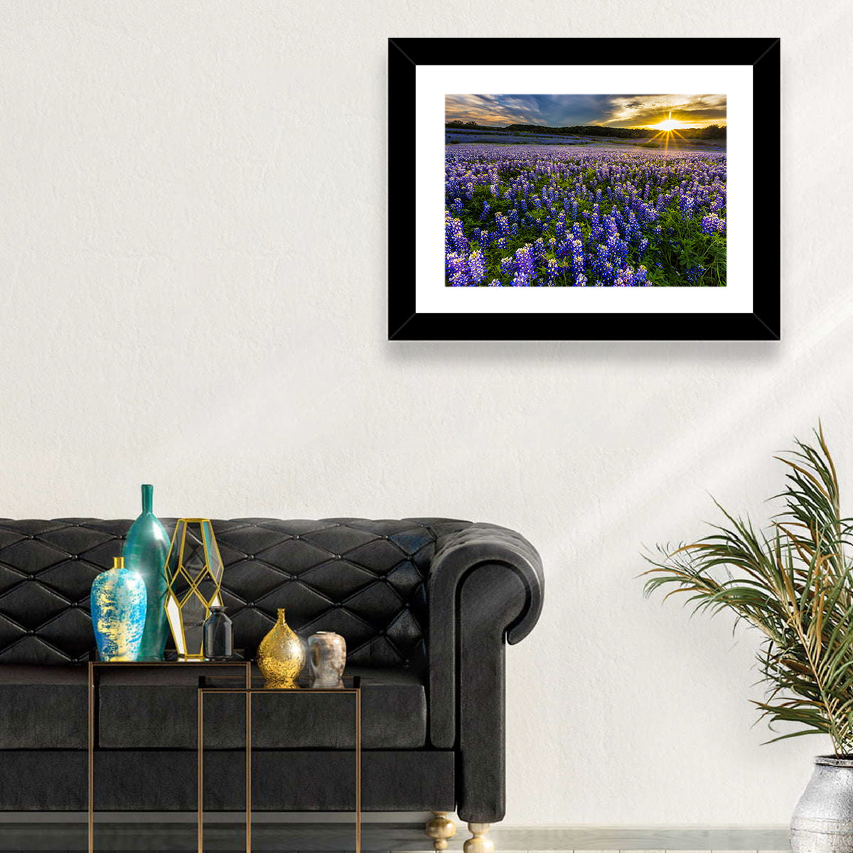 Bluebonnet Field Texas Wall Art