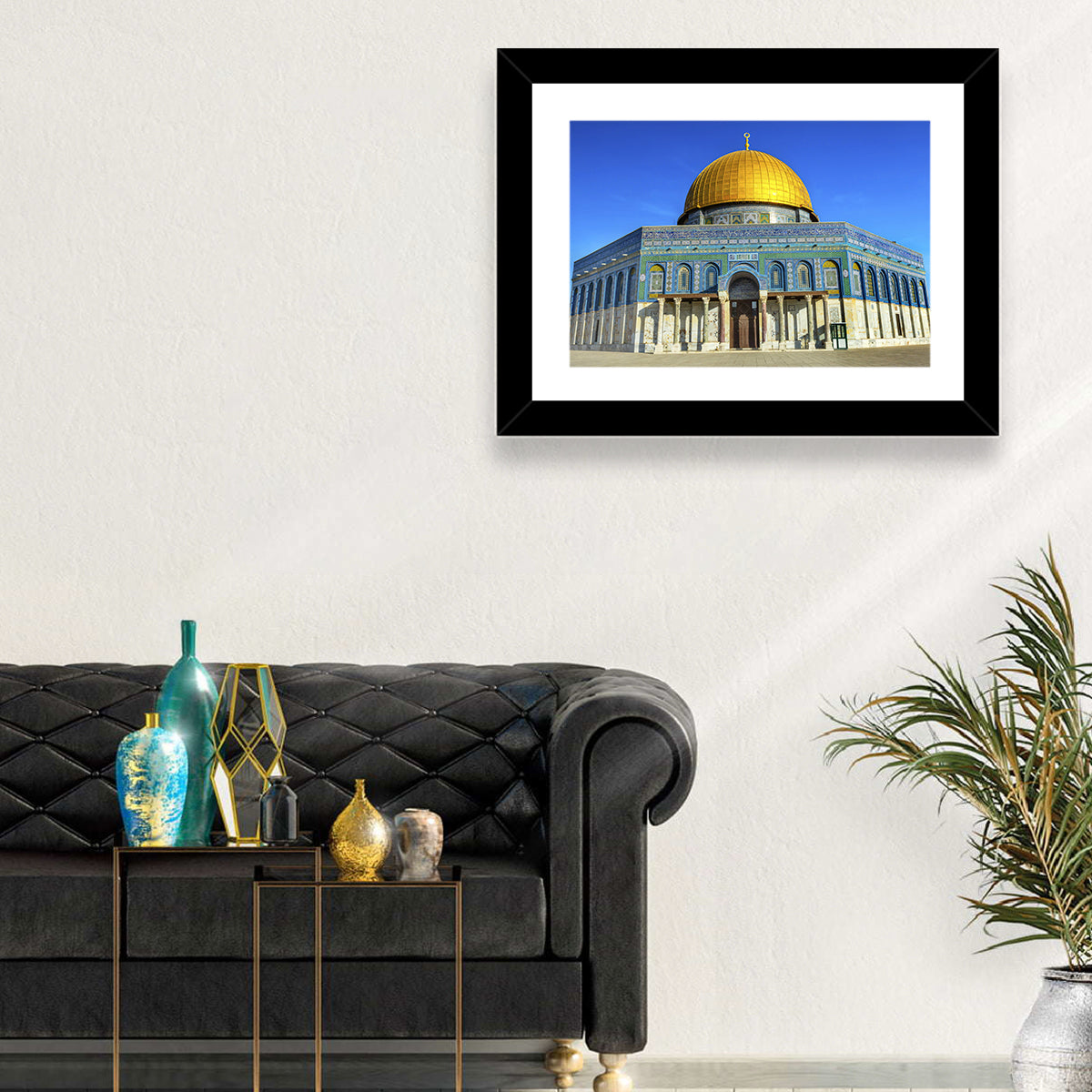 Dome of the Rock, Jerusalem Wall Art in a room, landscape