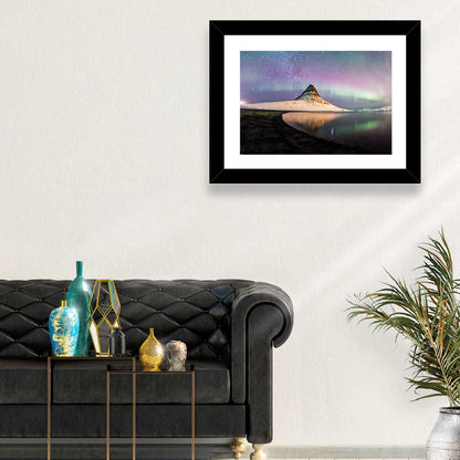 Kirkjufell Under the Milky Way Wall Art