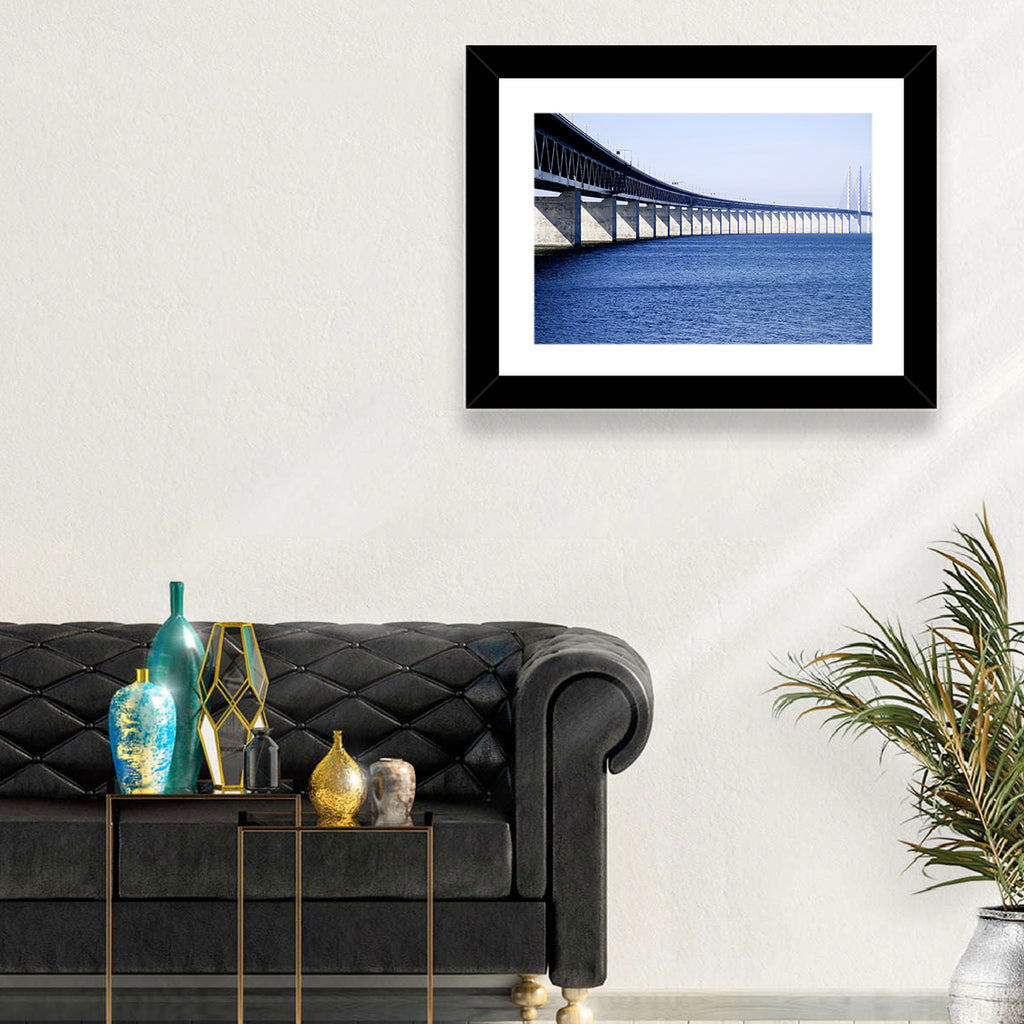 Oresund Bridge Perspective Wall Art