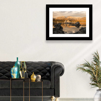 Mono Lake Tufa at Golden Hour Wall Art