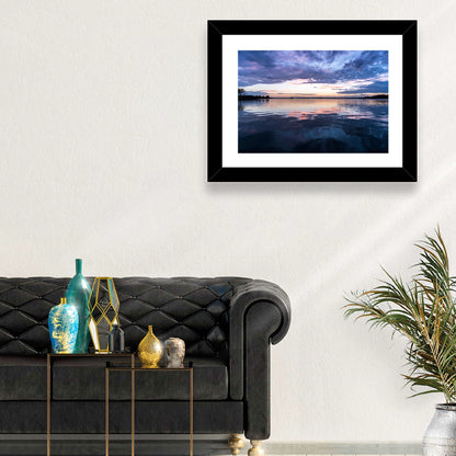 Lake Norman Sunset Reflection Wall Art