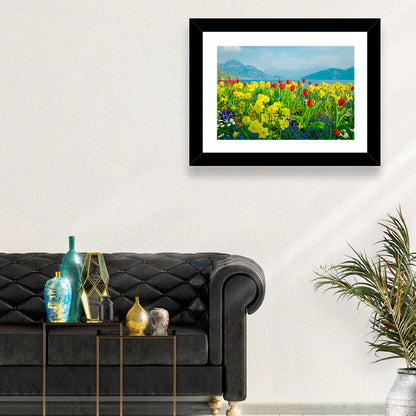 Lake Lucerne Daffodils Wall Art