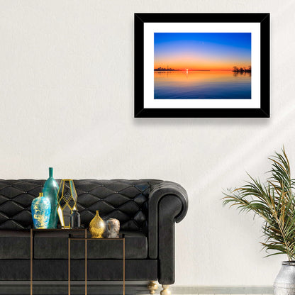 Toronto Sunset Over Lake Ontario Wall Art