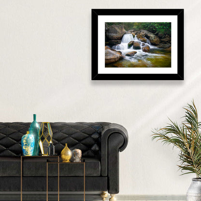Blue Ridge Mossy Waterfall Wall Art