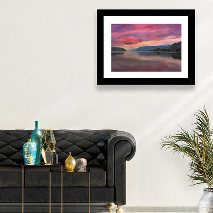Sunrise Over River Gorge Wall Art