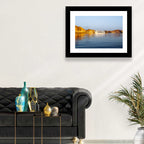 Lake Nasser Cruise Ship at Golden Hour Wall Art