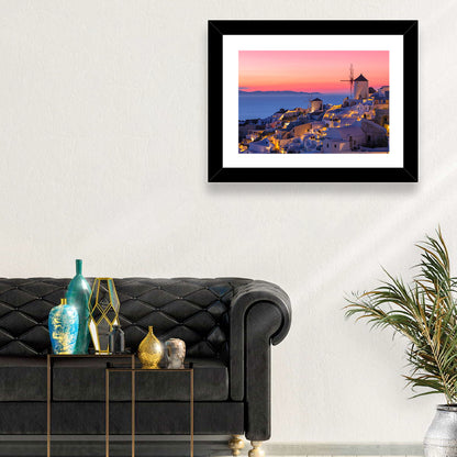 Santorini Evening Wall Art