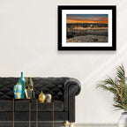 Jerusalem Sunset Over Temple Mount Wall Art