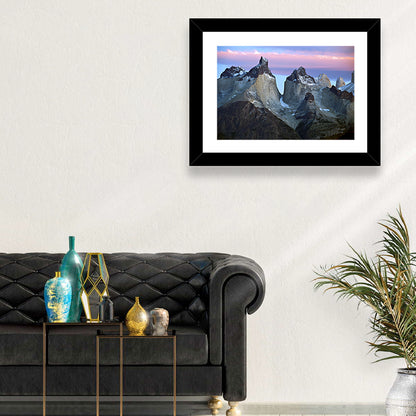 Los Cuernos Peak Valley, Torres Del Paine Wall Art