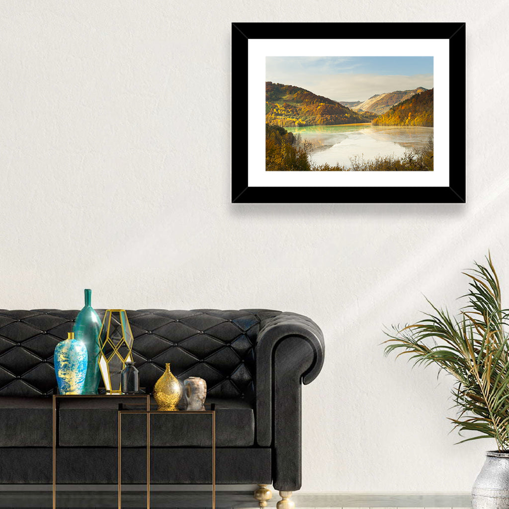 Bright Green Tailings Lake Wall Art