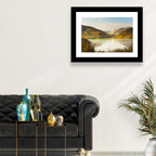 Bright Green Tailings Lake Wall Art