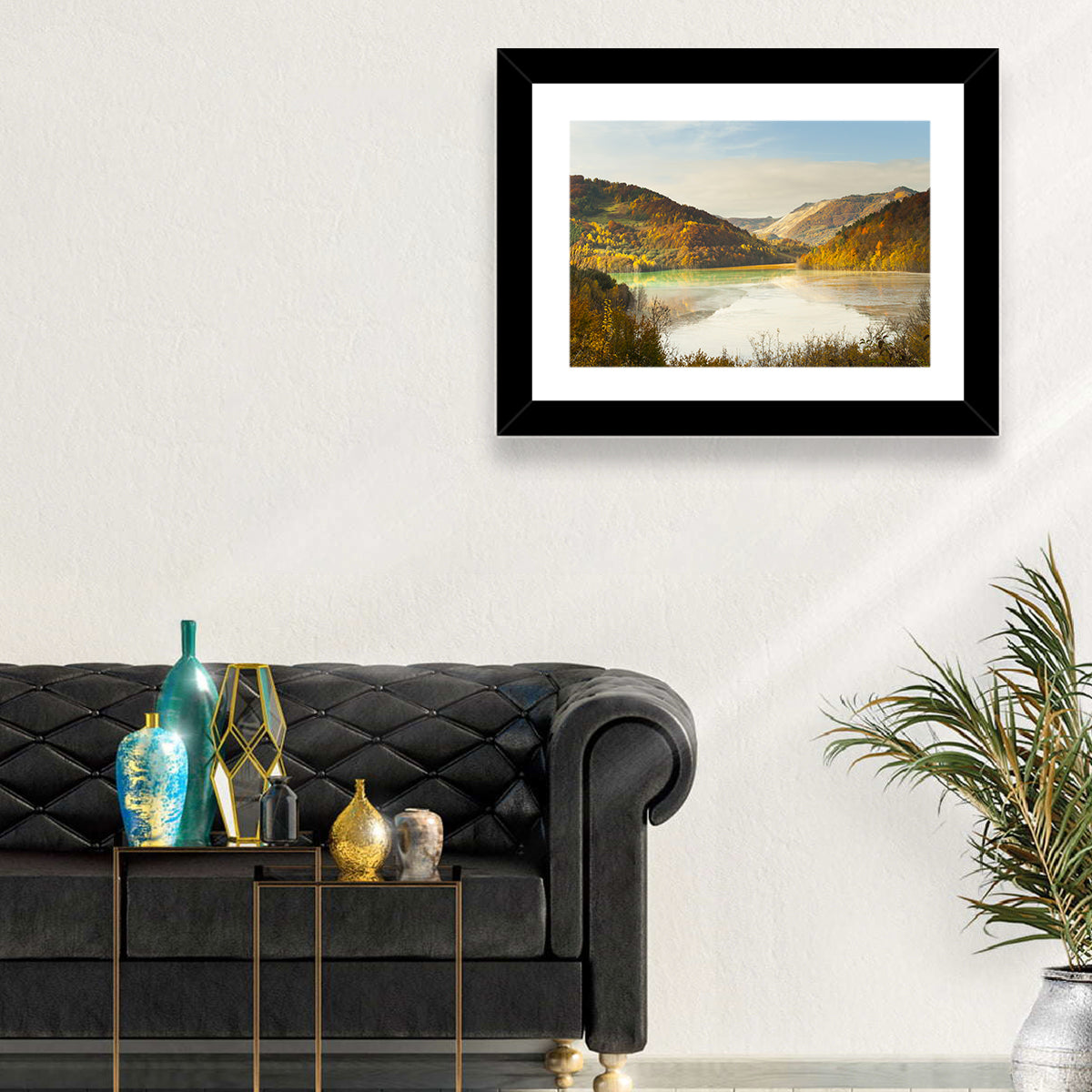 Bright Green Tailings Lake Wall Art