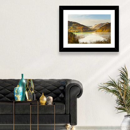 Bright Green Tailings Lake Wall Art