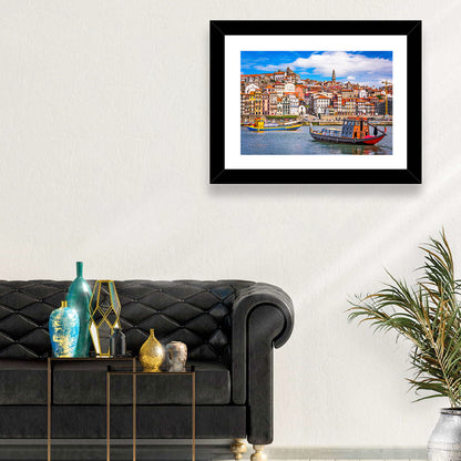 Porto Old Town Douro Riverfront Wall Art