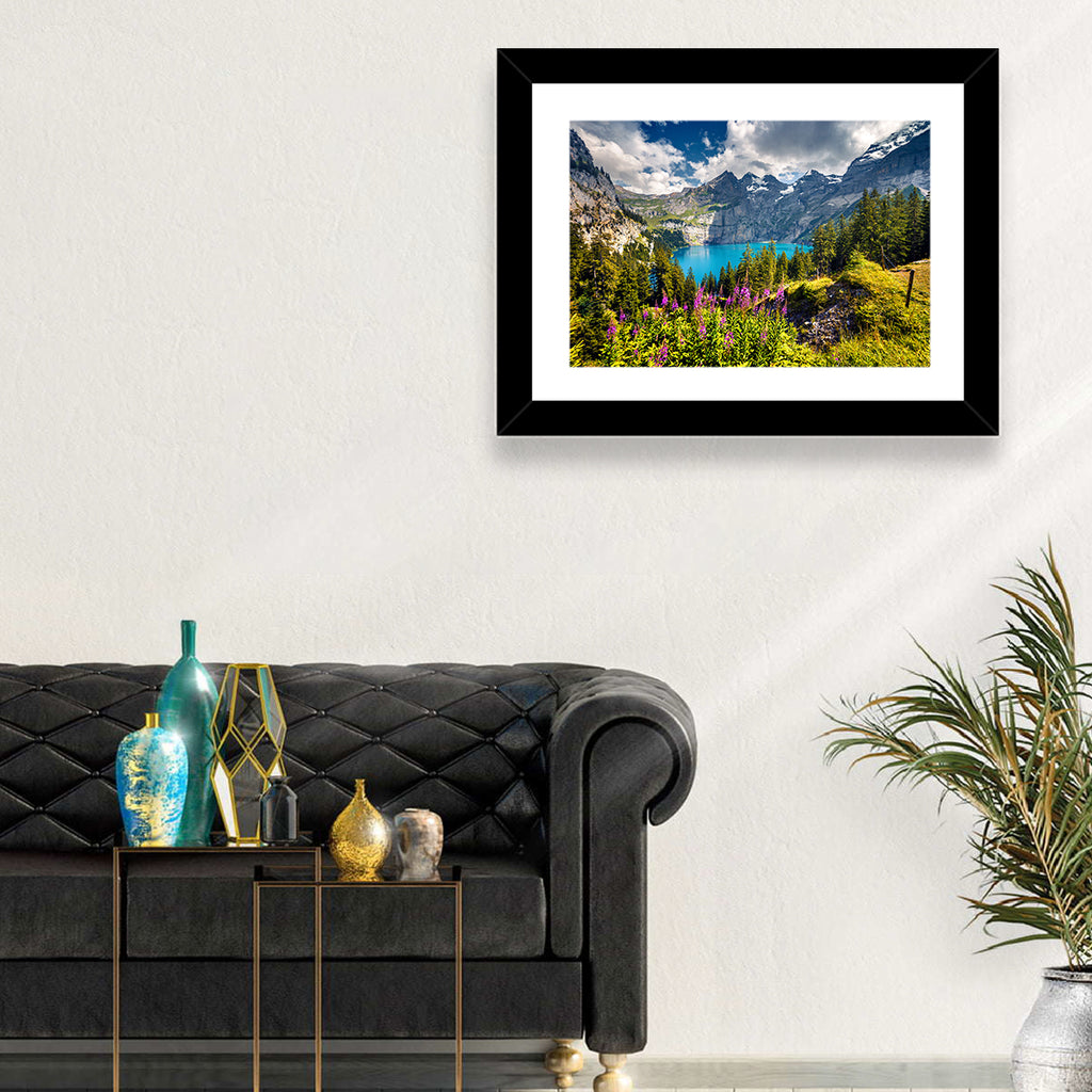 Oeschinensee Summer Landscape Wall Art