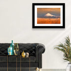Snow-capped Mount Fuji at Sunset Wall Art