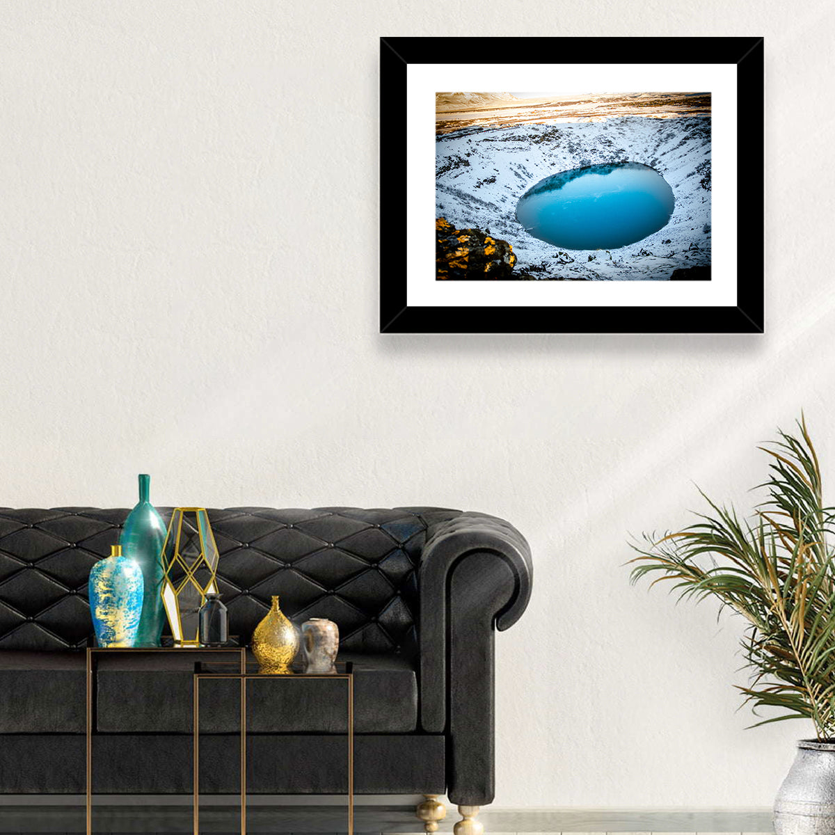 Kerid Crater Lake Wall Art