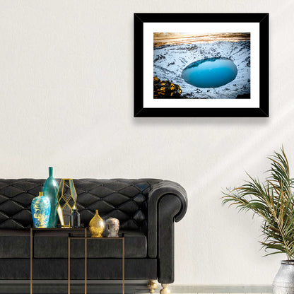 Kerid Crater Lake Wall Art