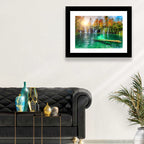 Autumn Waterfalls at Plitvice Lakes Wall Art