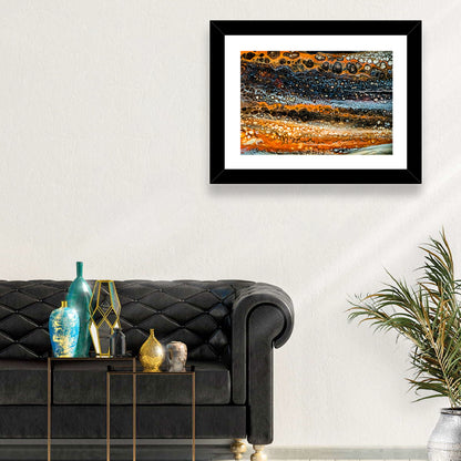 Abstract Stream Painting Wall Art