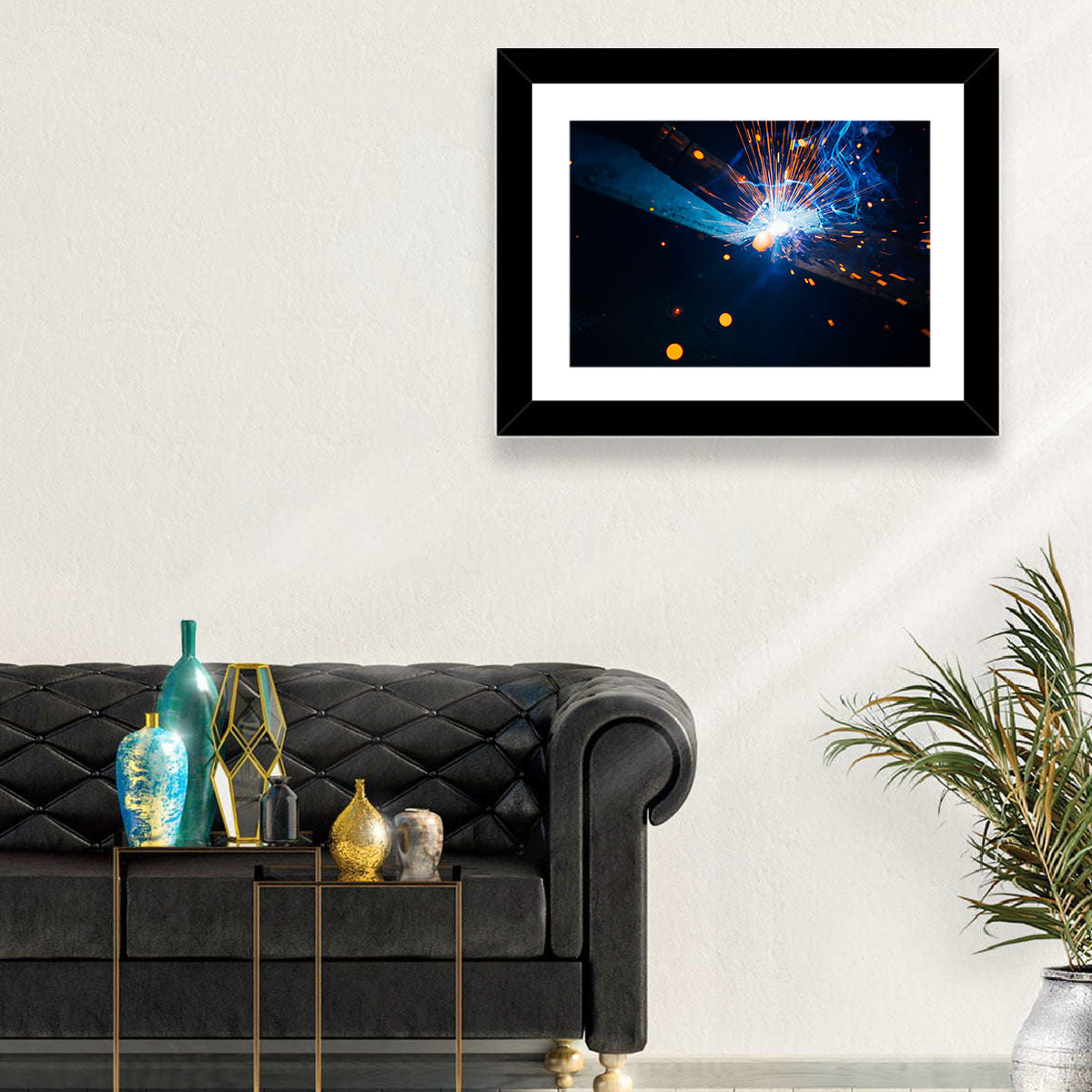 Molten Metal Sparks Wall Art