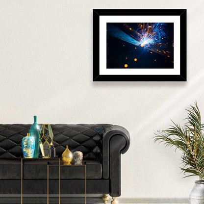 Molten Metal Sparks Wall Art