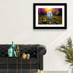 Phu Soi Dao Waterfall at Dusk Wall Art