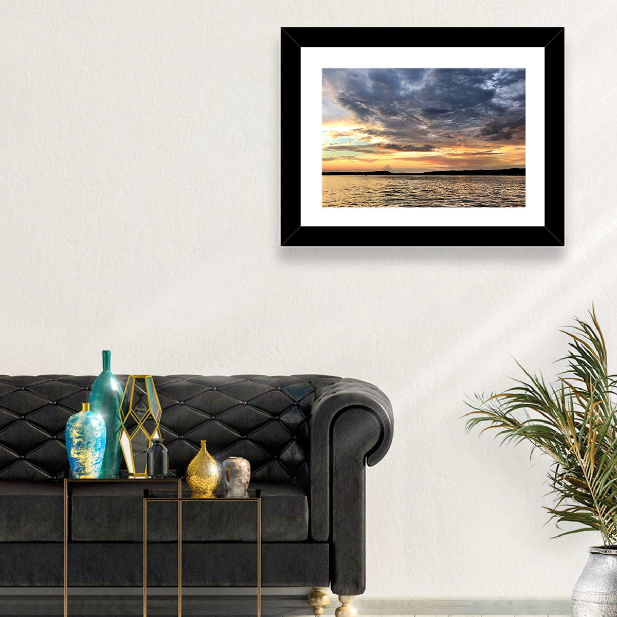 Lake Tillery Sunset Wall Art