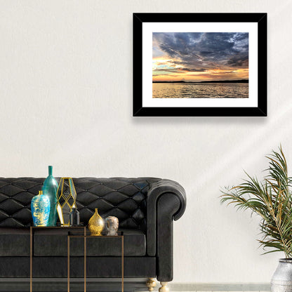 Lake Tillery Sunset Wall Art