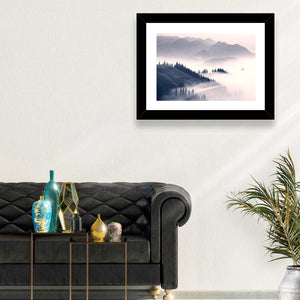 Foggy Carpathian Mountains Wall Art