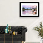 White Shrimp Boat on Louisiana Bayou Wall Art