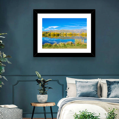 Ruataniwha Autumn Reflection Wall Art