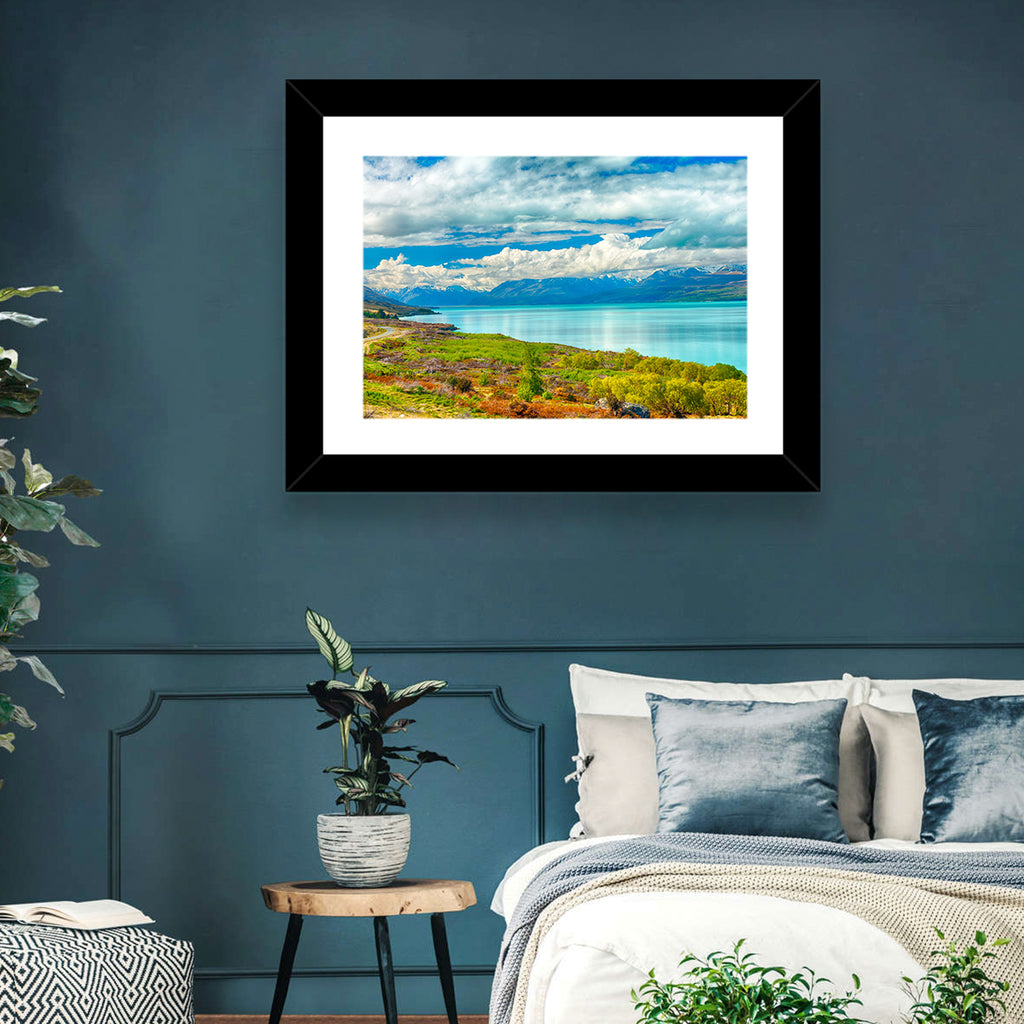 Turquoise Lake Pukaki with Mount Cook Wall Art