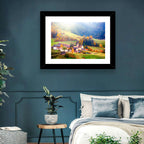 Santa Maddalena Golden Hour Wall Art