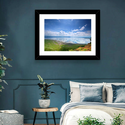 Lake Nakuru Cliffside Reflection Wall Art