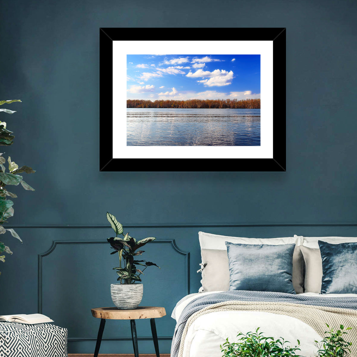 Andalusia Slough Autumn River Wall Art