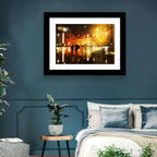 Rainy Night in Kharkiv Wall Art