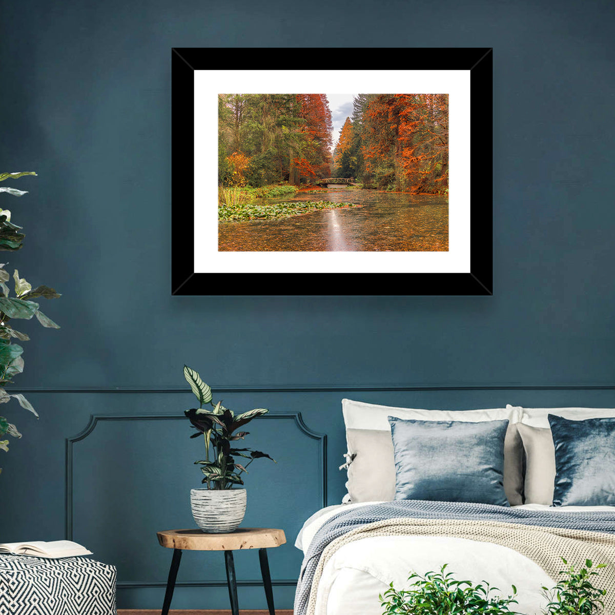 Simeria Arboretum Autumn Lake Wall Art