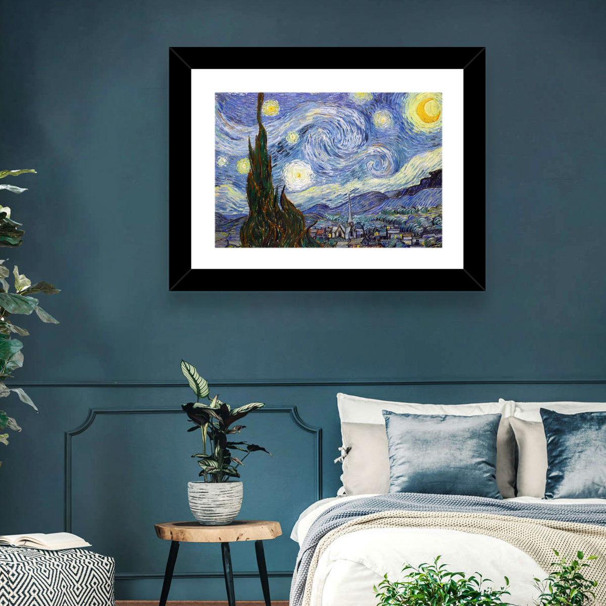 Starry Night Over Saint-rémy Wall Art