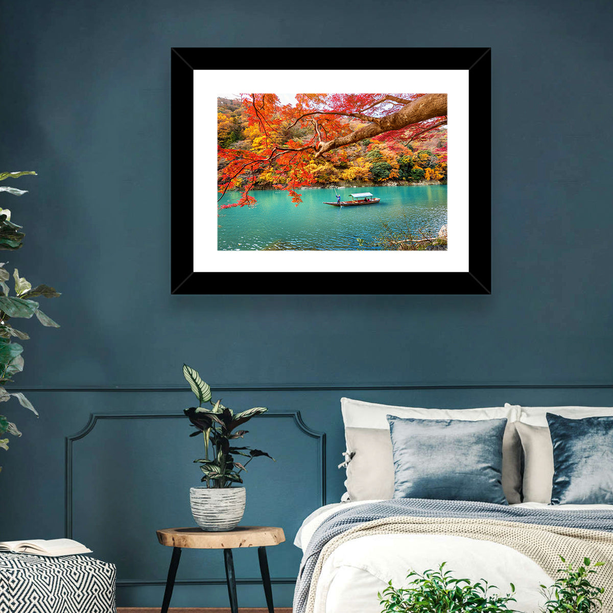 Hozugawa River, Kyoto Wall Art in a room, landscape