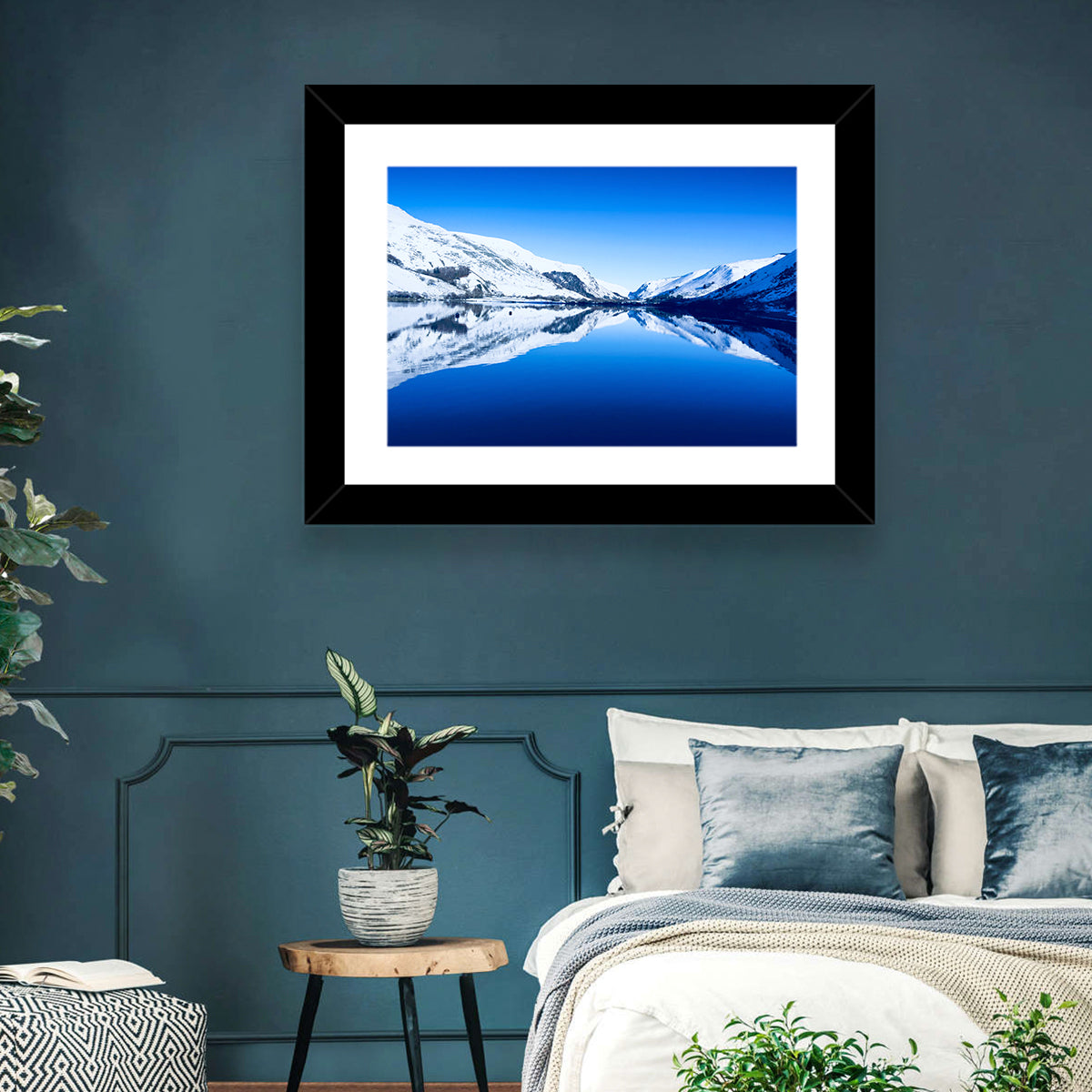 Tal Y Llyn Winter Reflection Wall Art